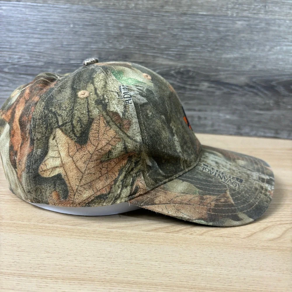 PI Hat Cap Snap Brown‎ Green Camo Outdoors Adjustable